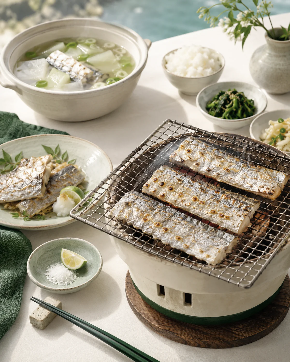 Galchi-gui foregrounds the fish rather than a braising sauce