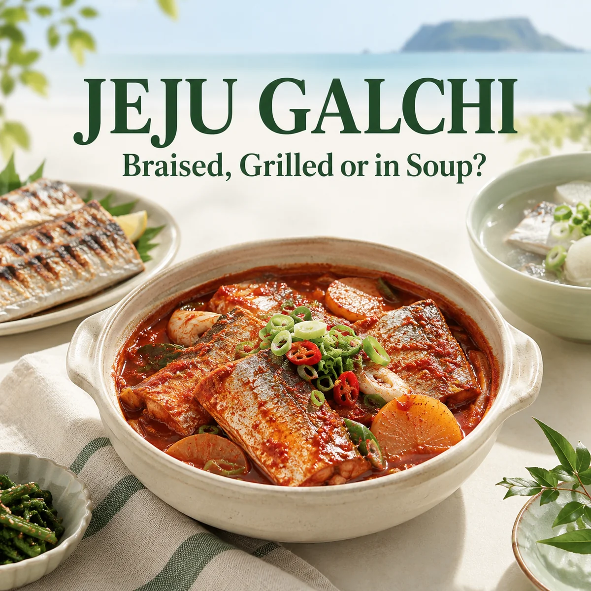 Jeju Galchi: Braised, Grilled and in Clear Soup