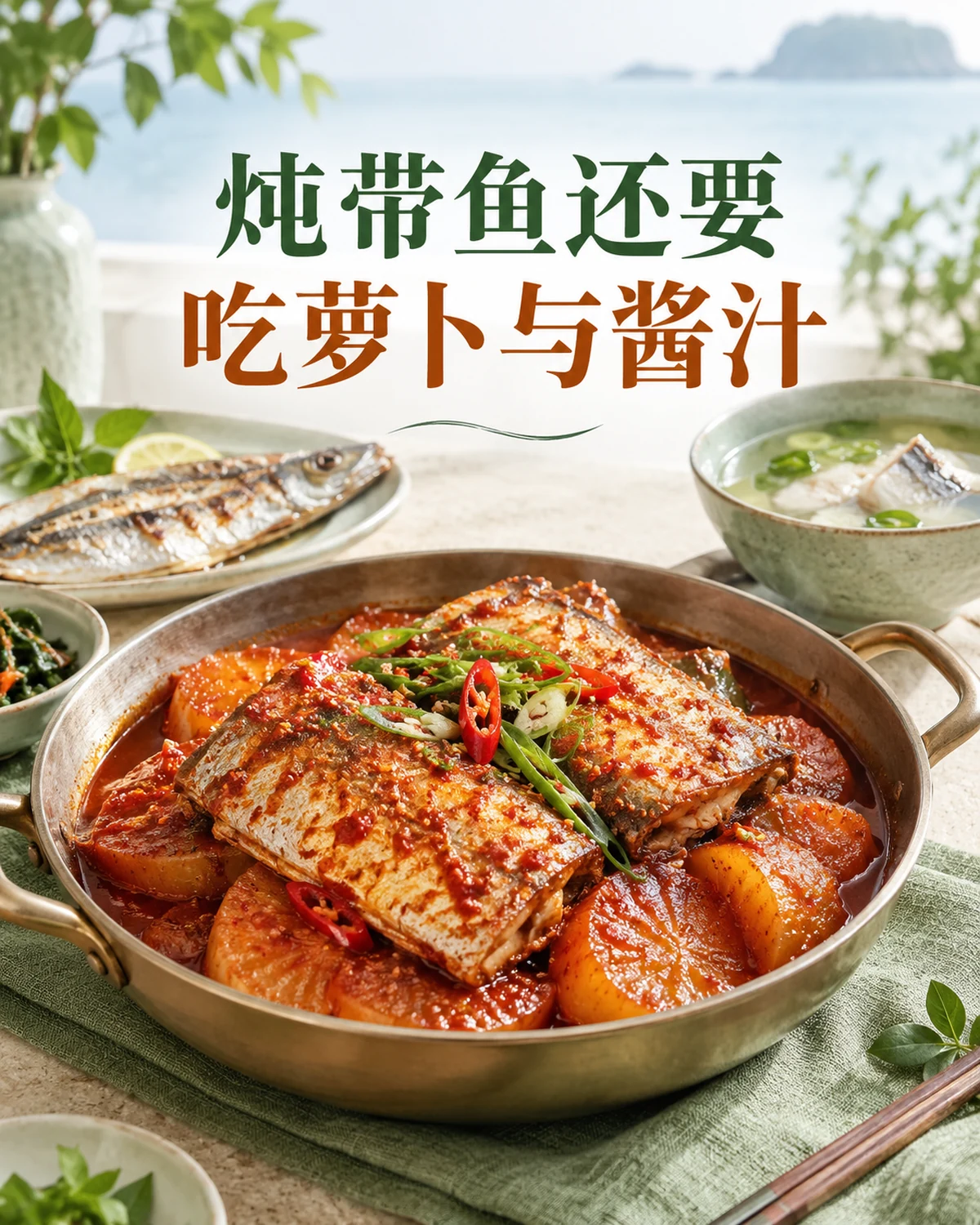 炖带鱼还要吃萝卜与酱汁
