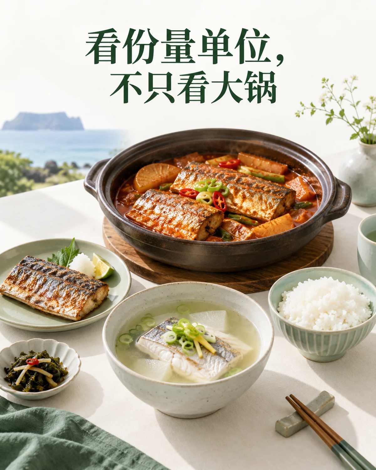 看份量单位，不只看大锅