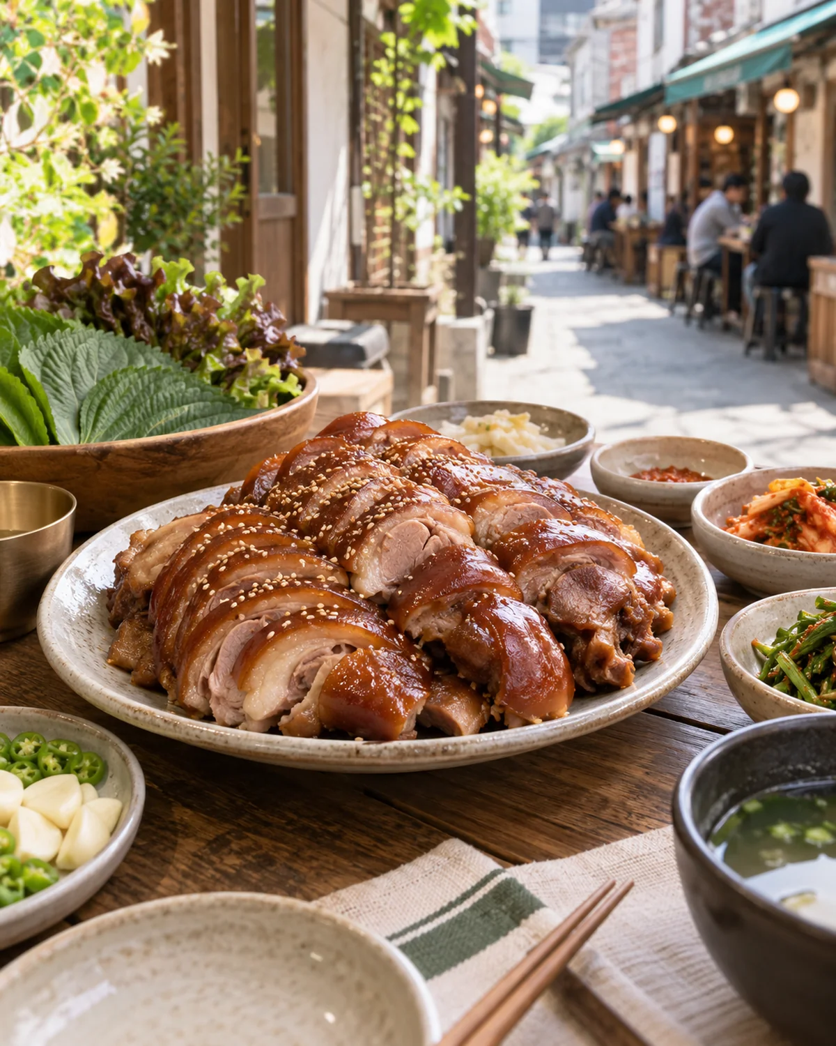 Jangchung’s restaurant concentration is distinct from the age of pork-trotter eating