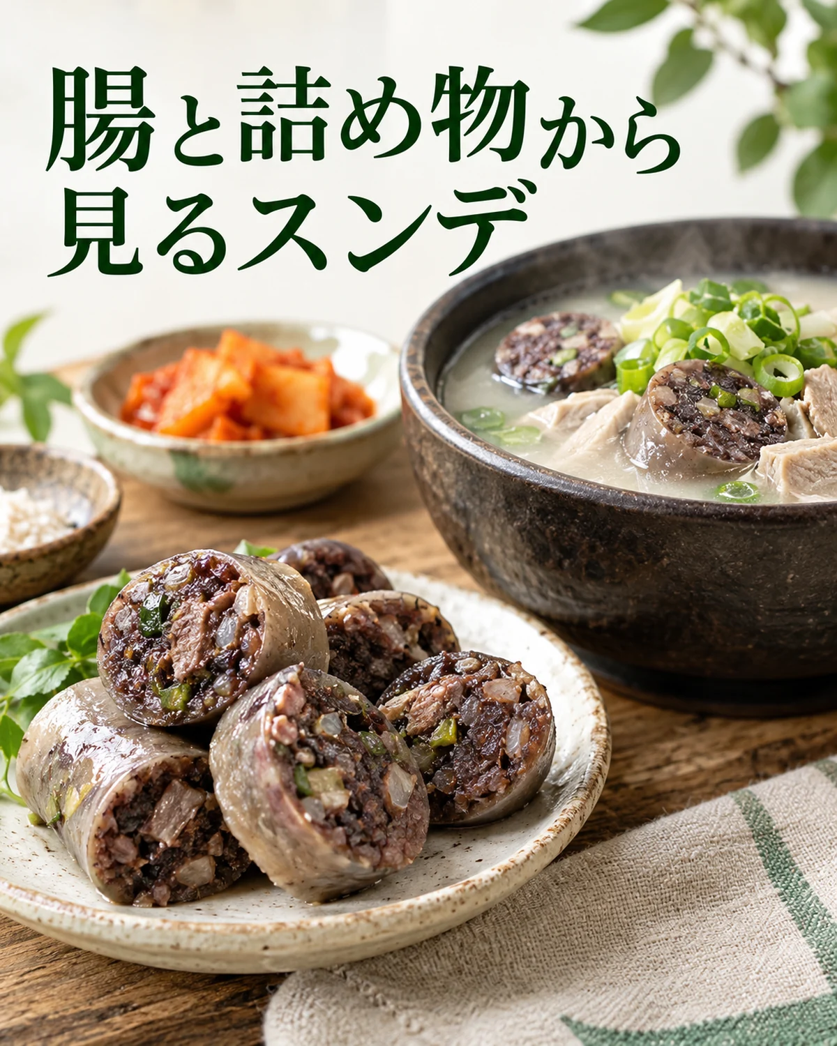 腸と詰め物から見るスンデ