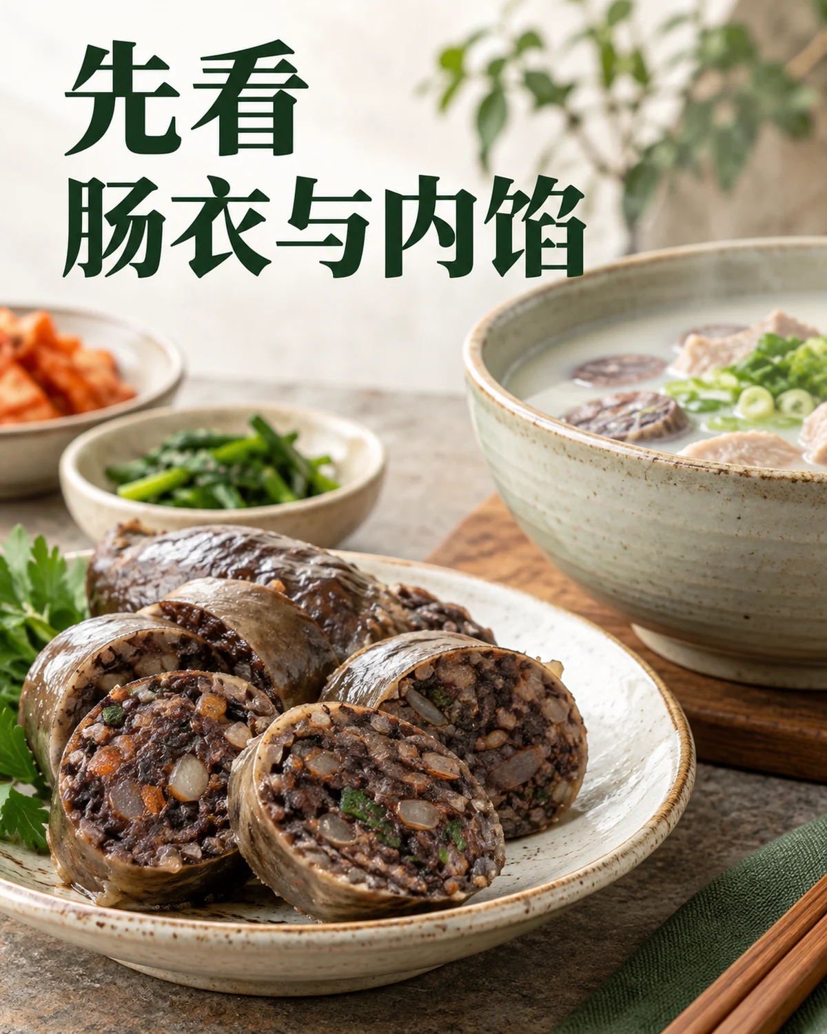 先看肠衣与内馅