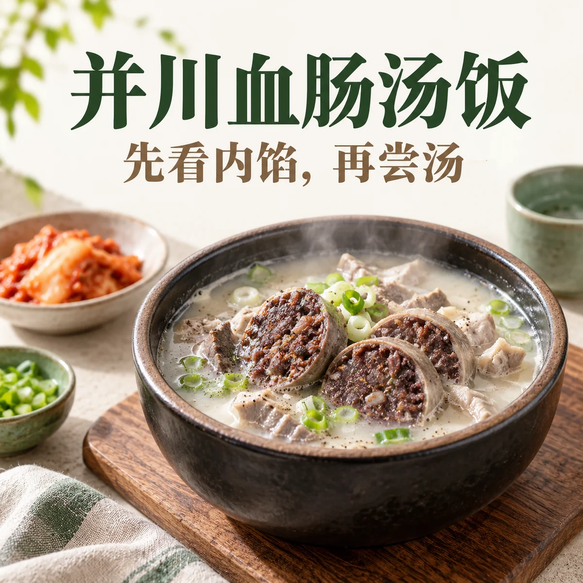 并川米肠汤饭：从肠衣里的馅，读懂天安的一座市场小镇
