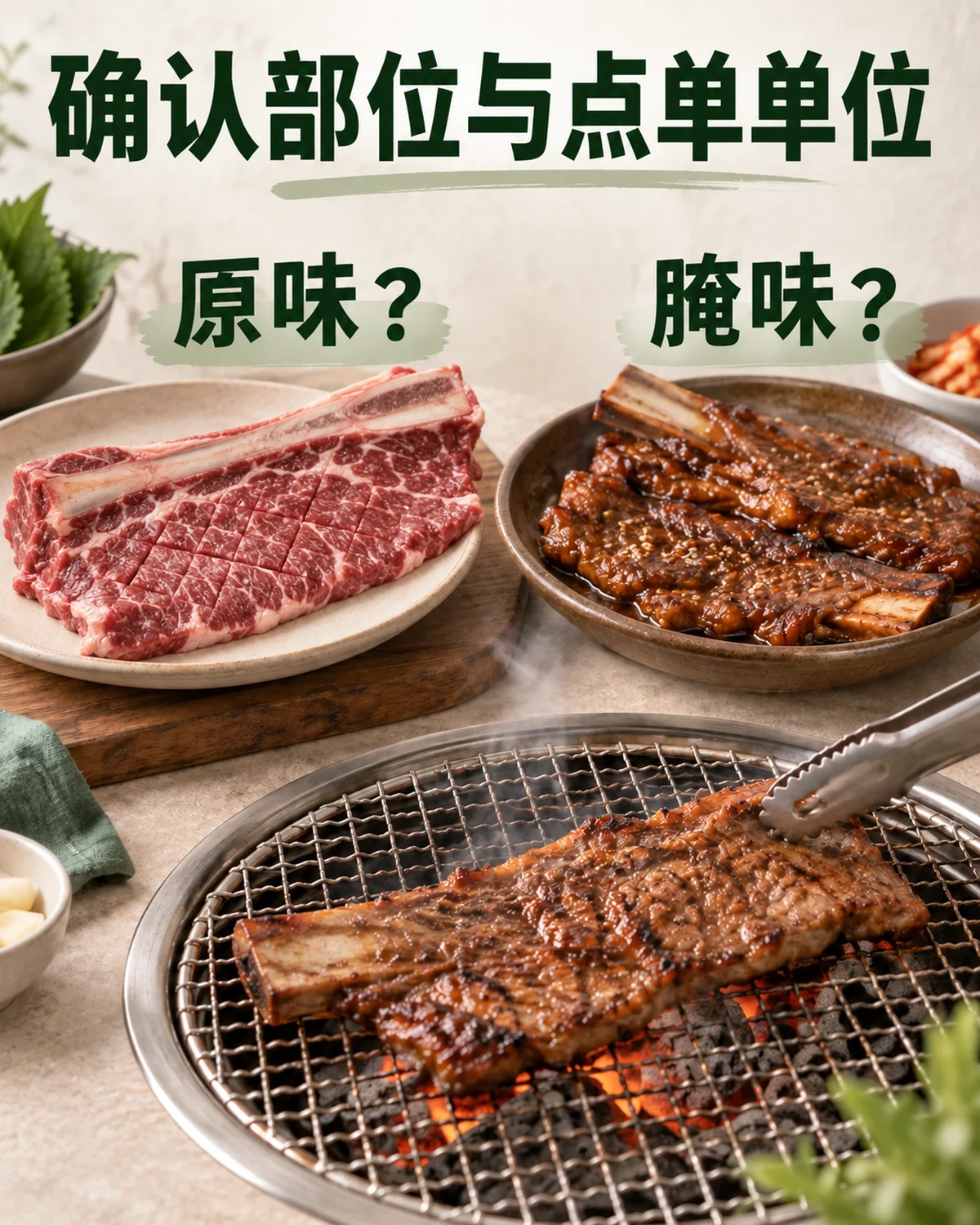 确认部位与点单单位