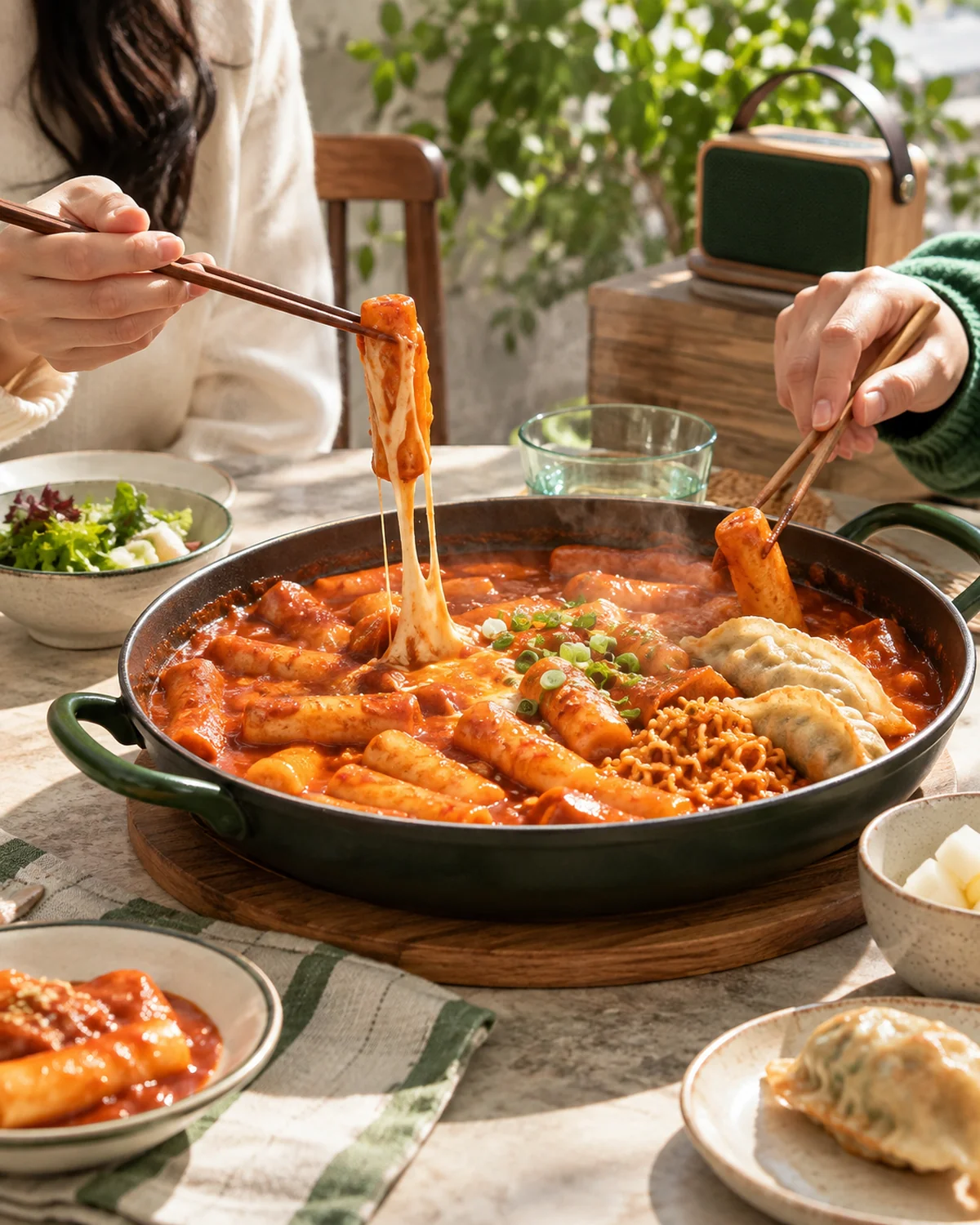 The alley’s dining experience includes company and time spent together