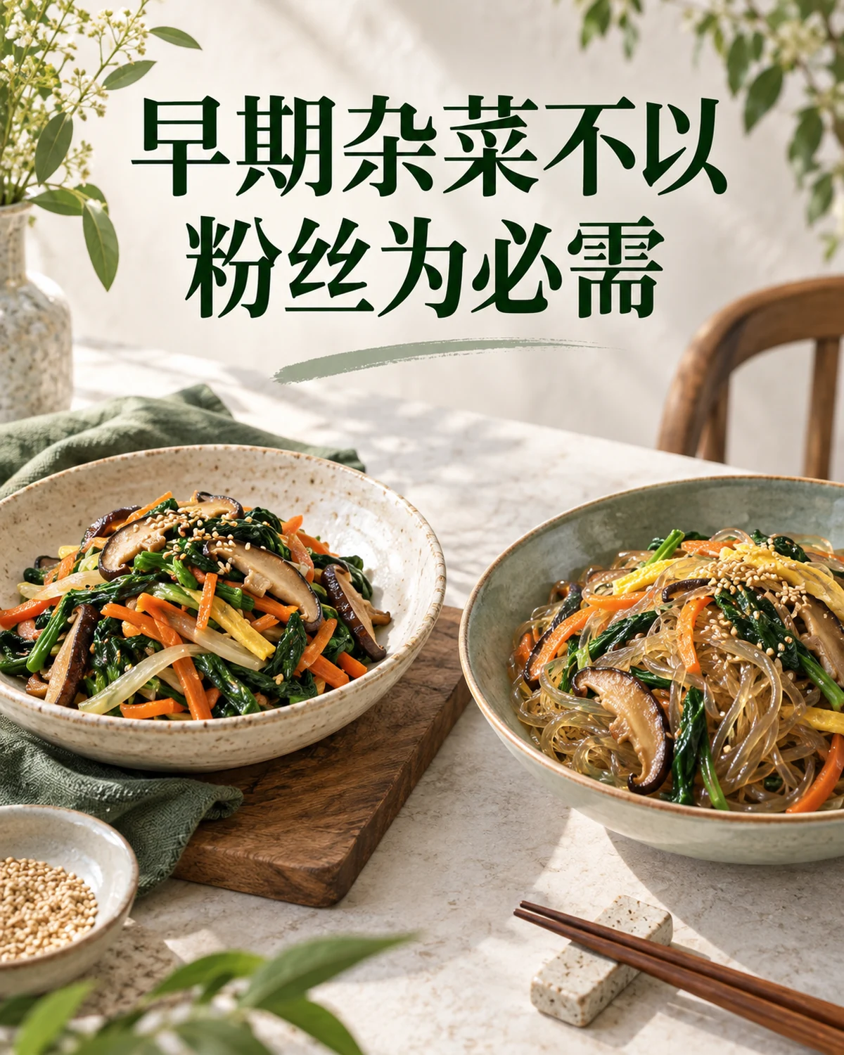 早期杂菜不以粉丝为必需