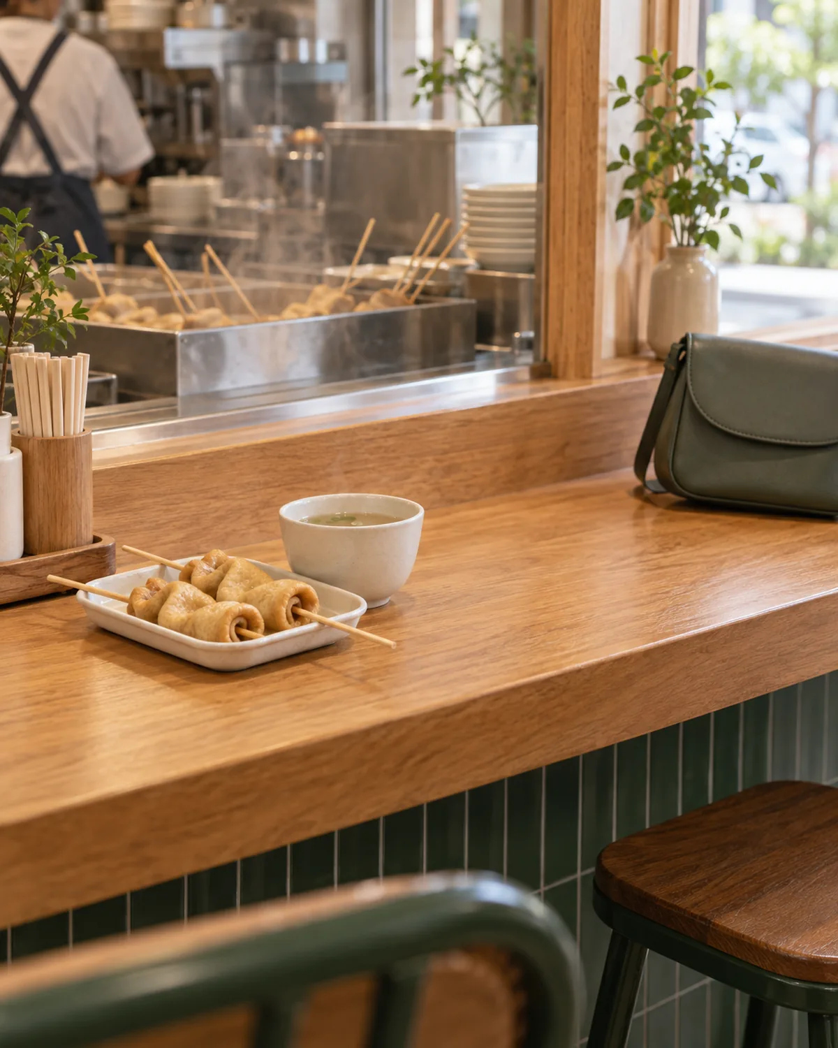 Order in manageable stages and respect the stall’s seating arrangement