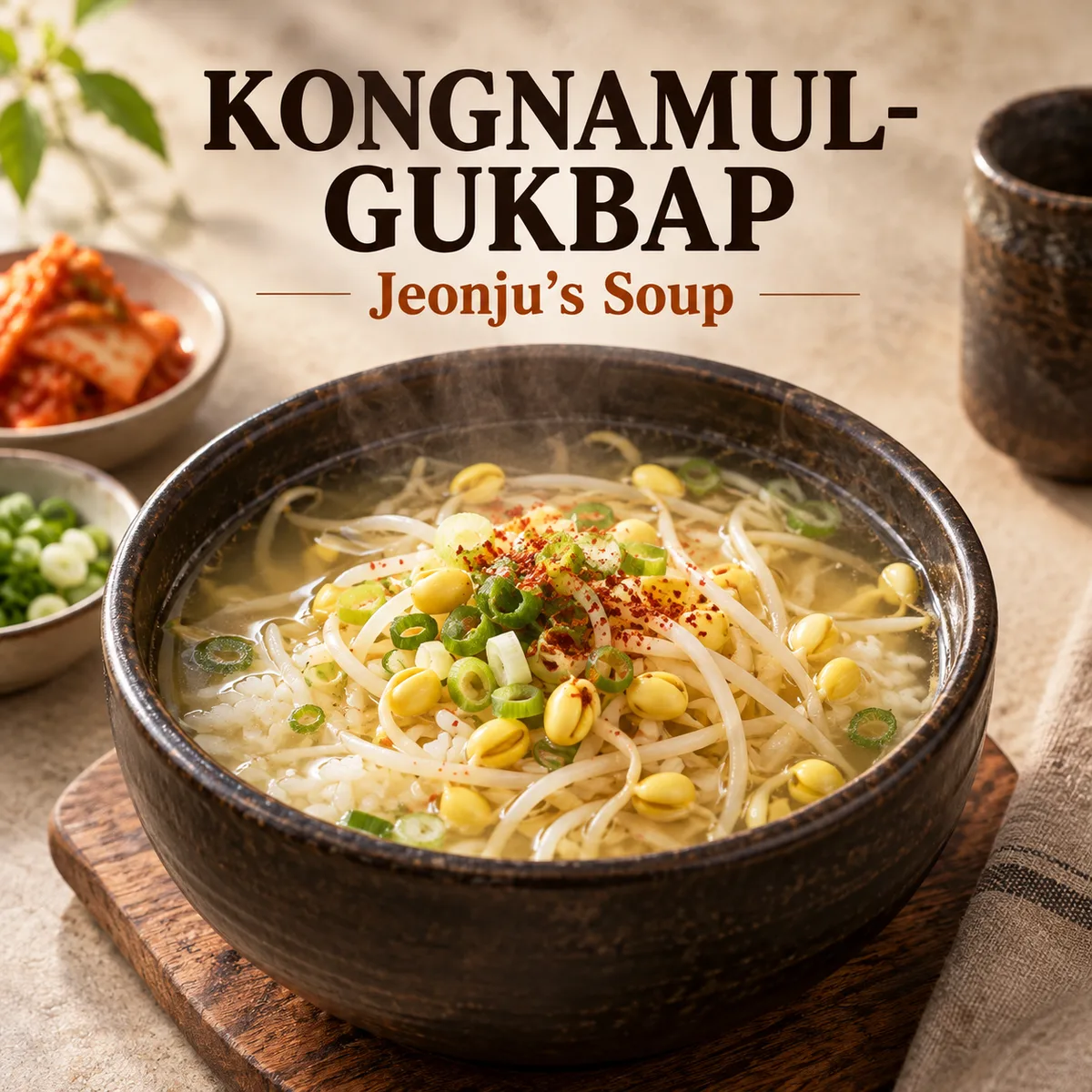 KONGNAMUL-GUKBAP — Jeonju’s Two Ways with Soup
