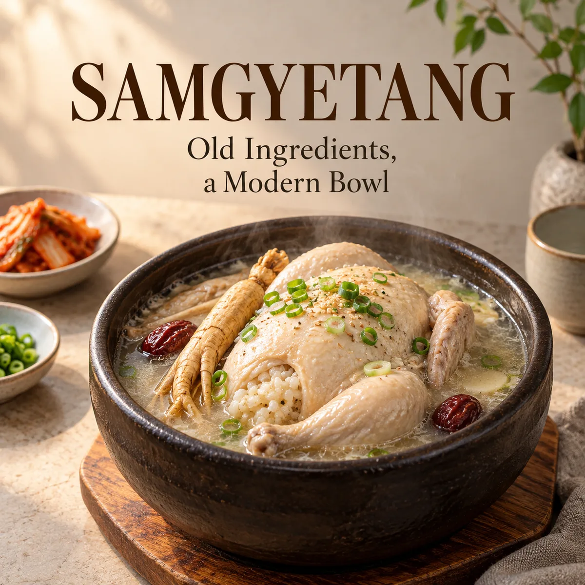 SAMGYETANG — Old Ingredients, a Modern Bowl