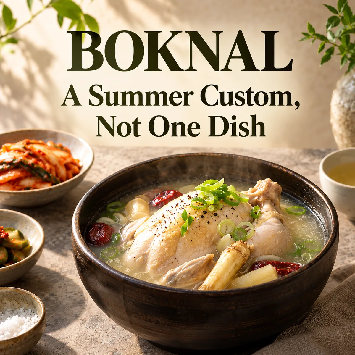 What Is Boknal? Korea’s Summer Calendar and Changing Food Traditions