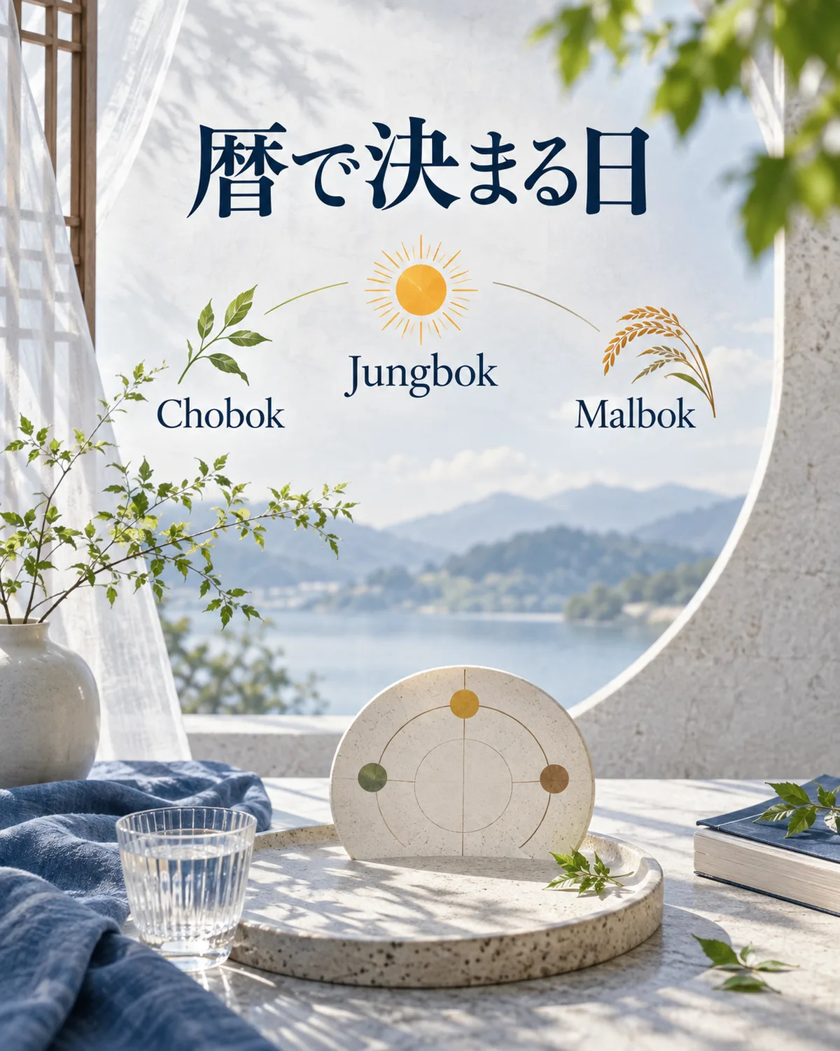 伏日は伝統的な暦で決まり、実測した暑さの順位から選ばれる日ではない。