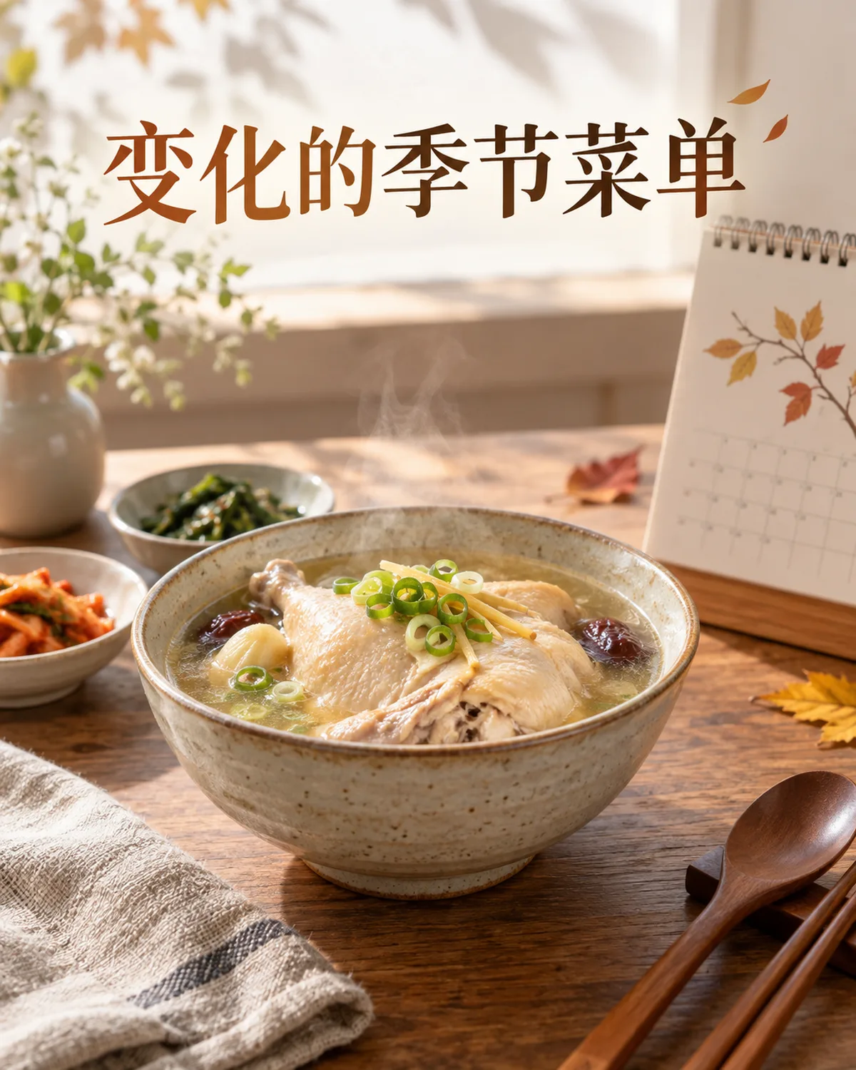 现代鸡汤只是随时代变化的季节菜单中的一种形式。