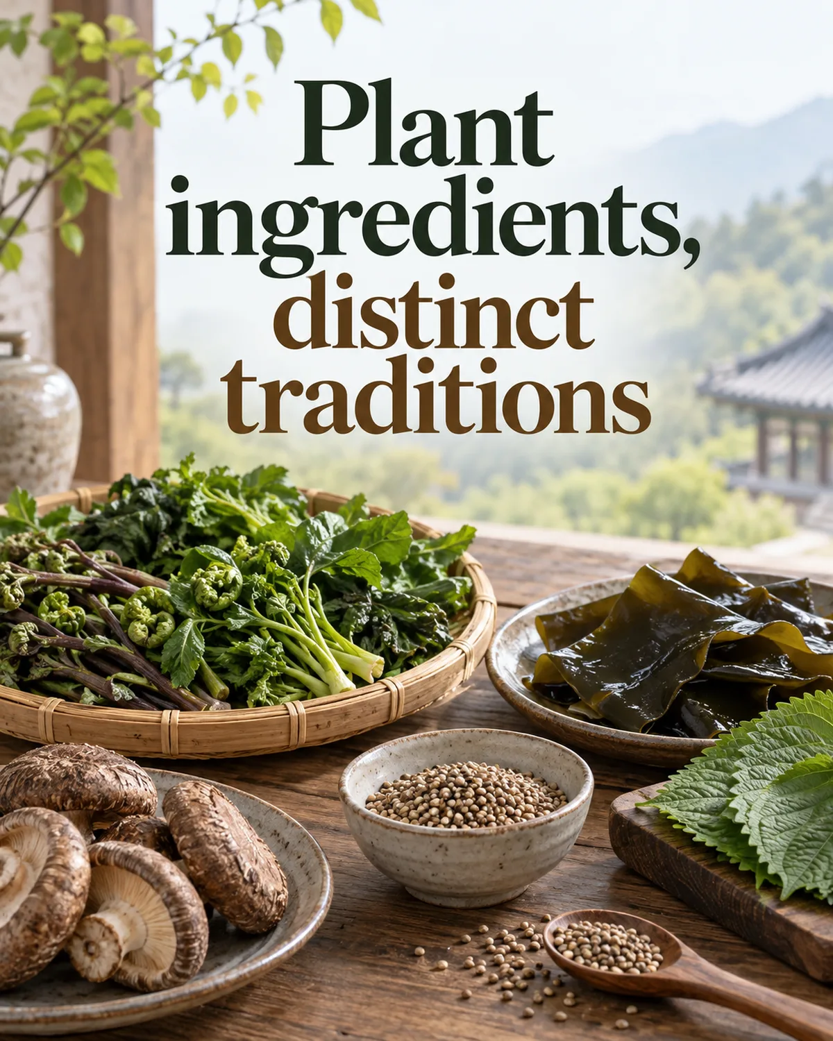 Temple cooking has its own plant ingredients, seasonings and religious restrictions.