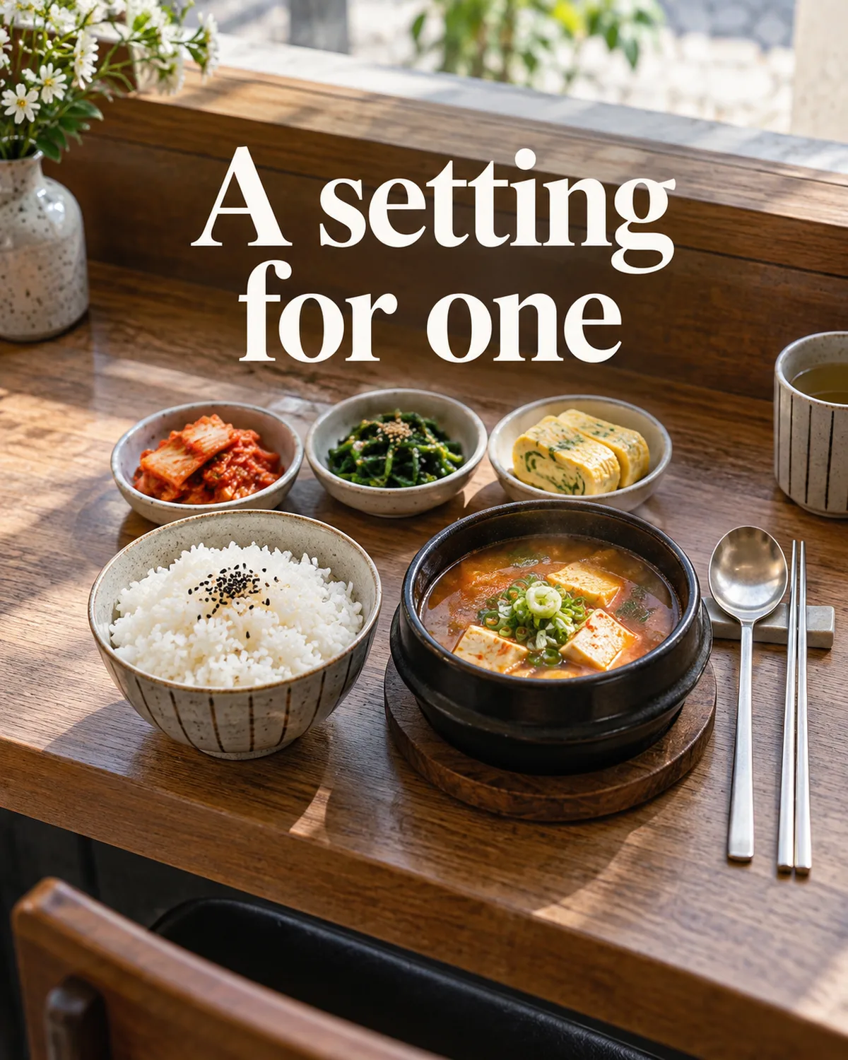 Small portions can provide several contrasts for one diner.