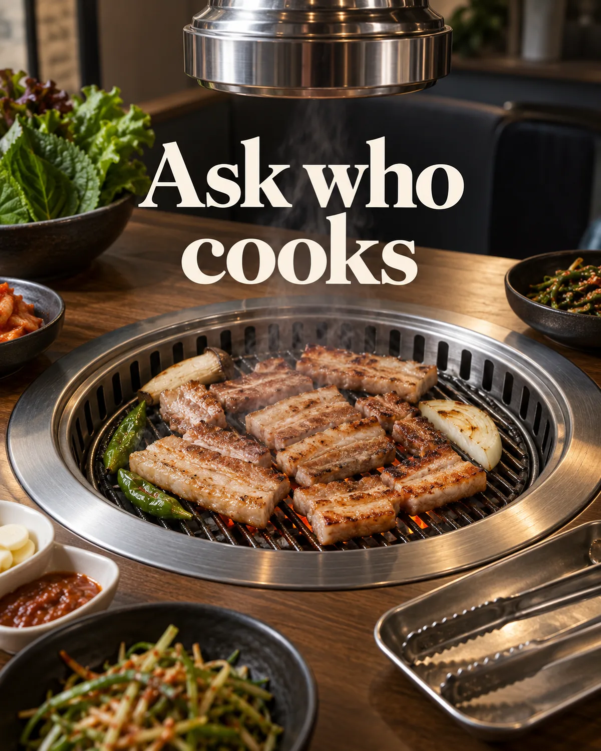 Follow the restaurant’s grill and service sequence.