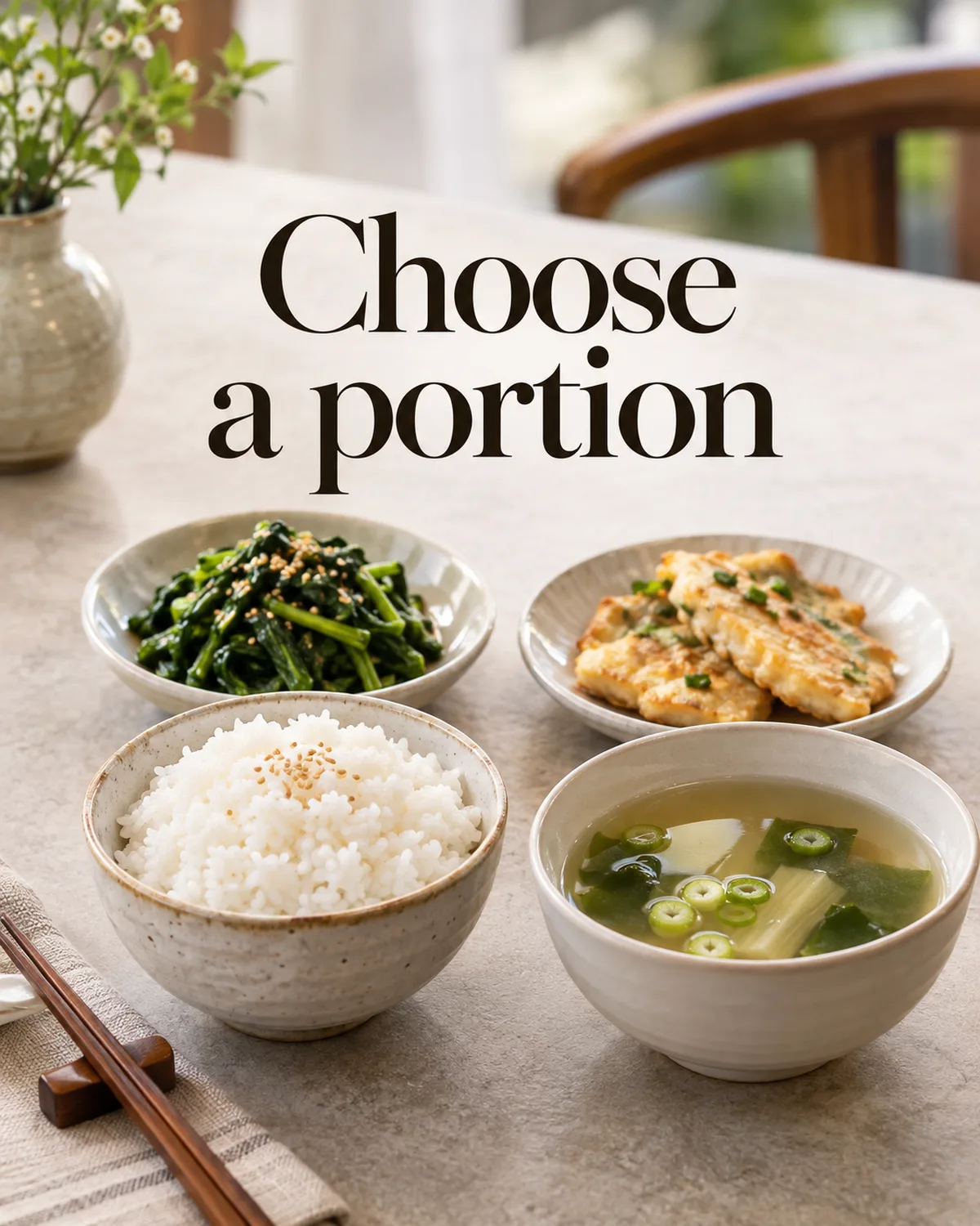 A full course and a smaller tasting offer different experiences.