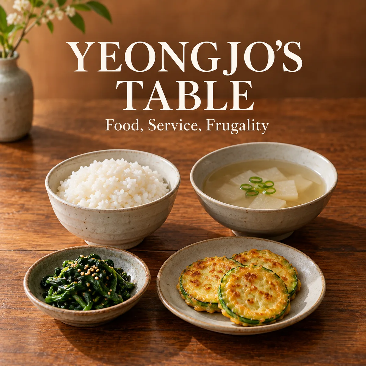 Explore royal food through the recorded service and a contemporary meal.
