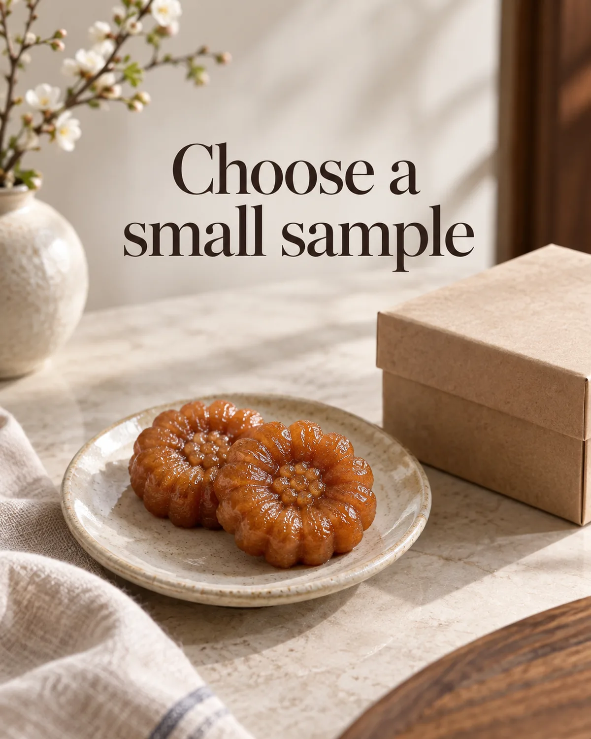 Ask about texture and ingredients.
