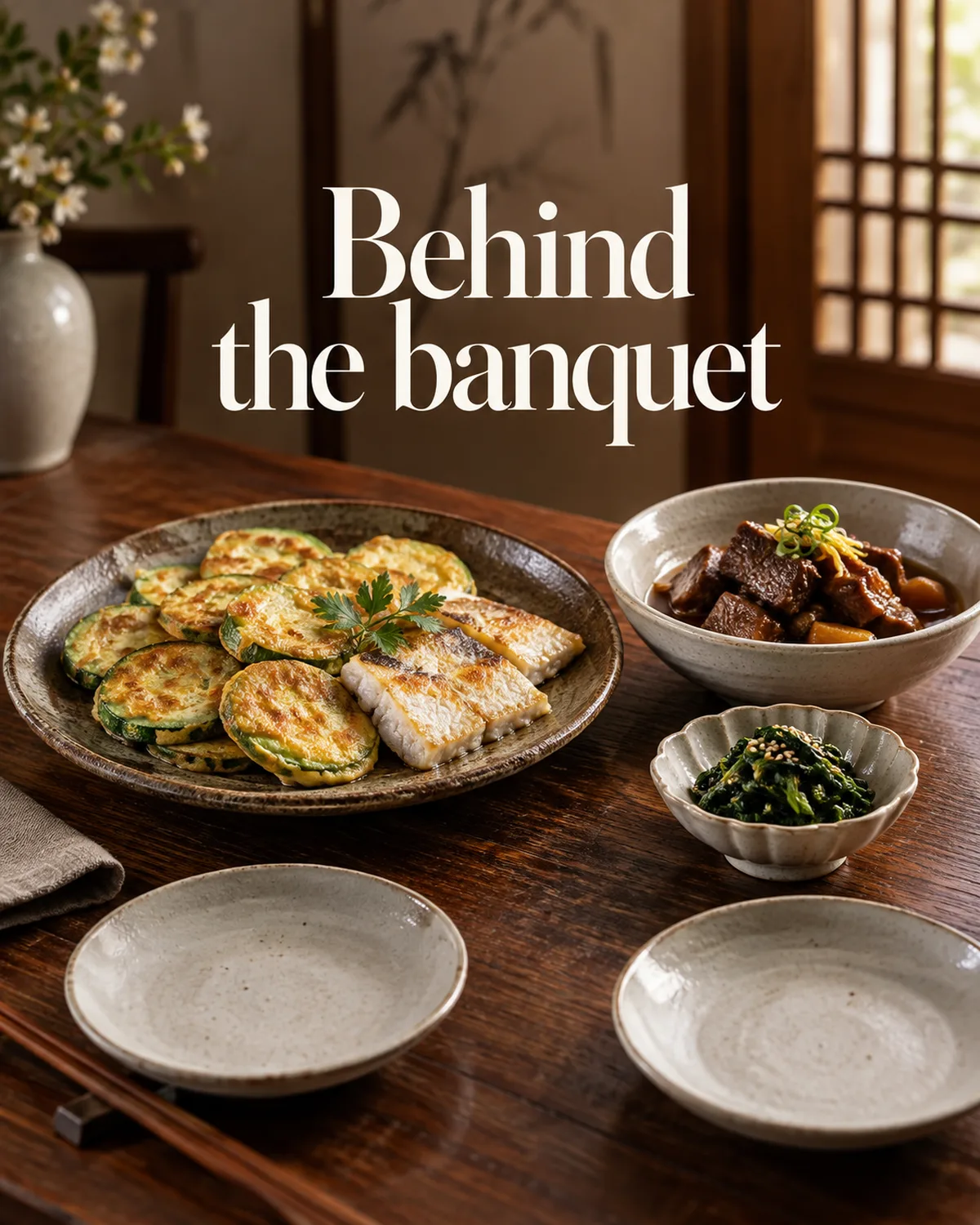 A feast depends on preparation and service.