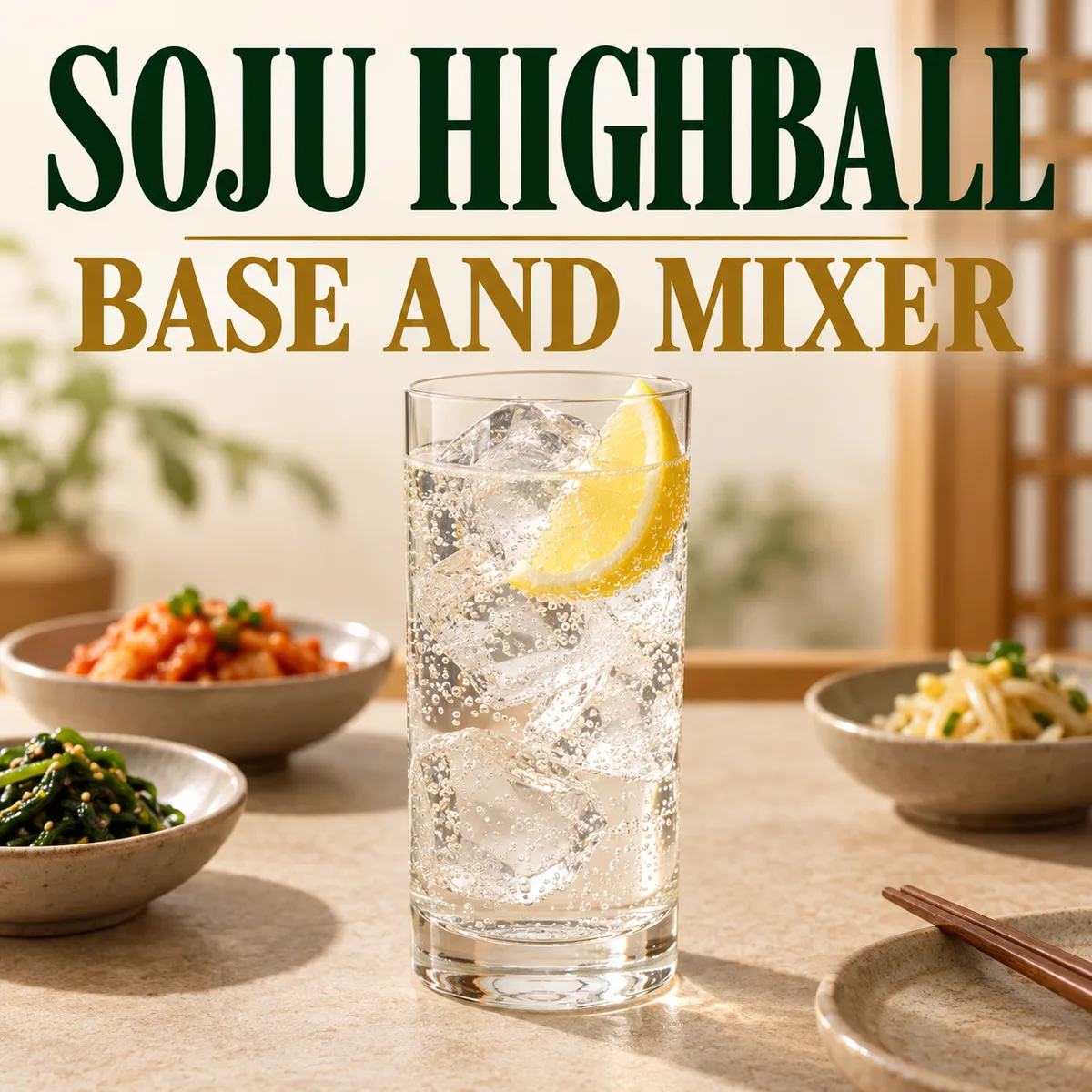 Soju Highball vs Somaek: What the Base and Mixer Change