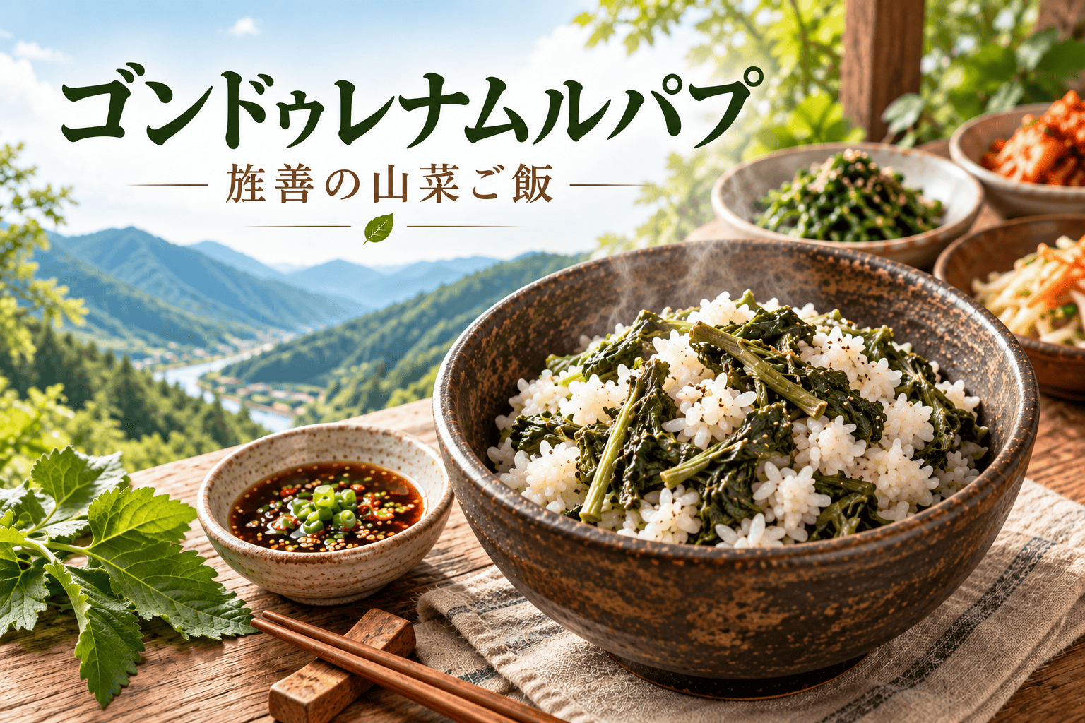 コンドゥレナムルパプ（곤드레나물밥）：旌善の山菜が郷土のご飯になるまで