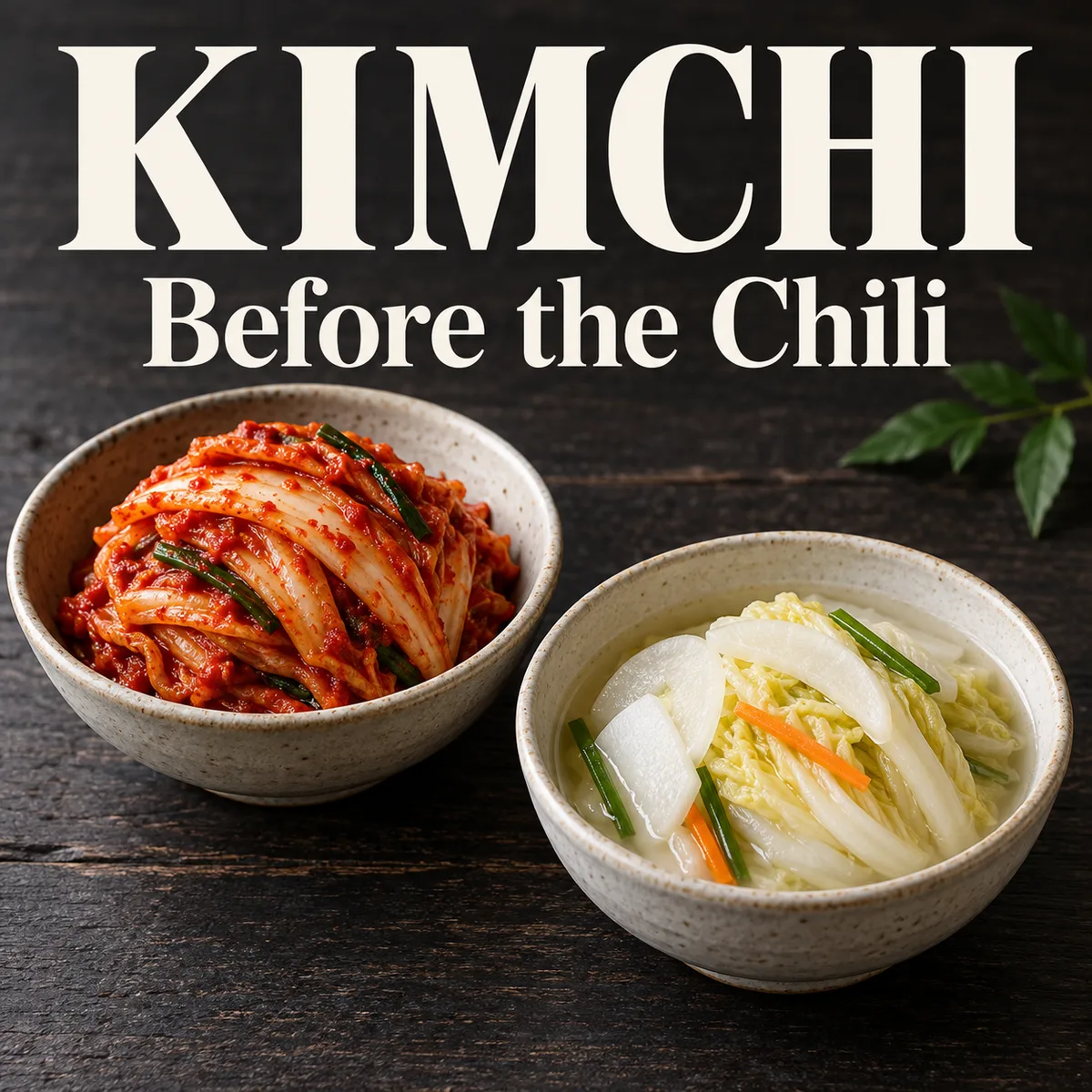 Kimchi Before Chili: Vegetable Preservation and the Limits of Health Claims