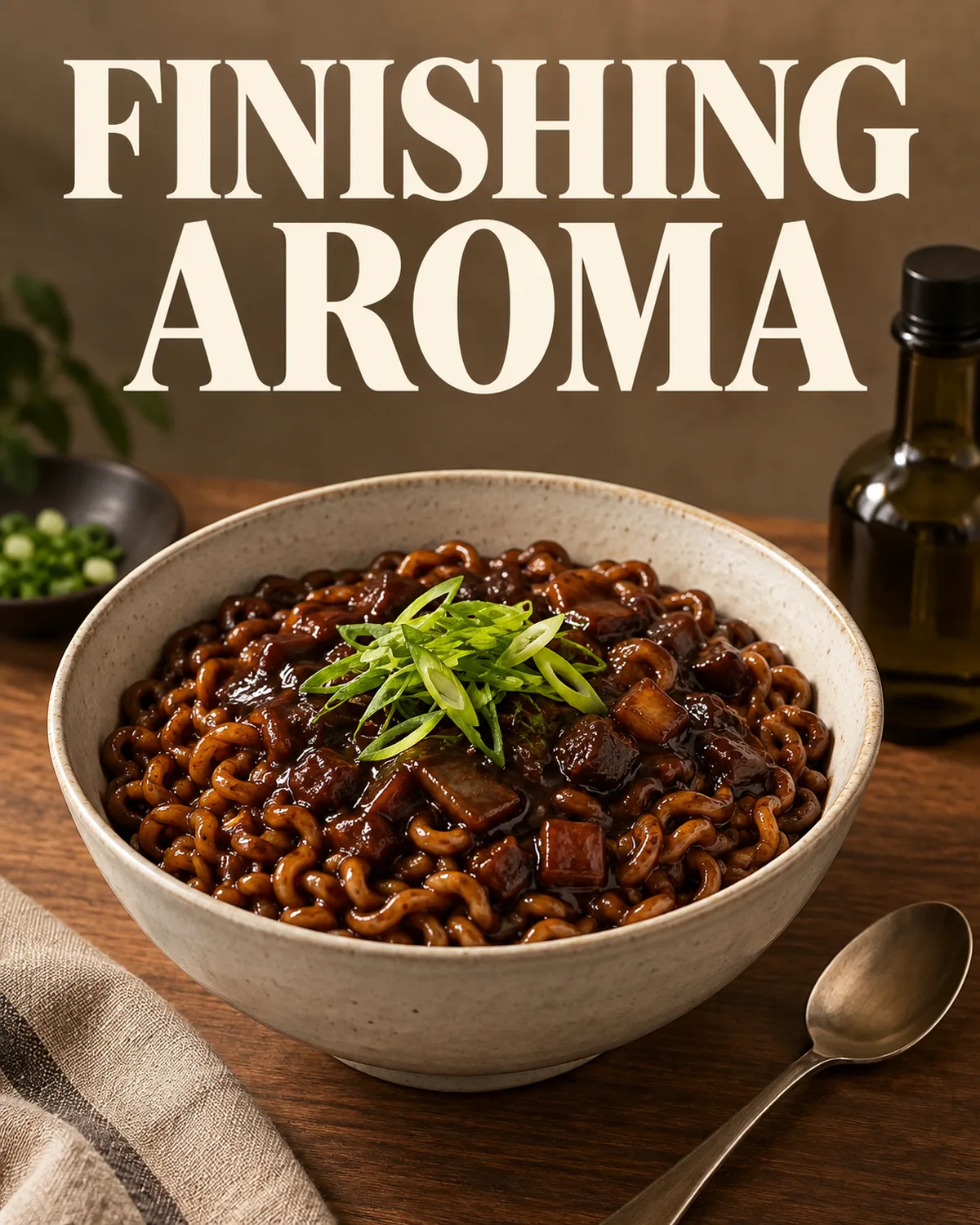 A finishing ingredient can change an instant bowl’s aroma.