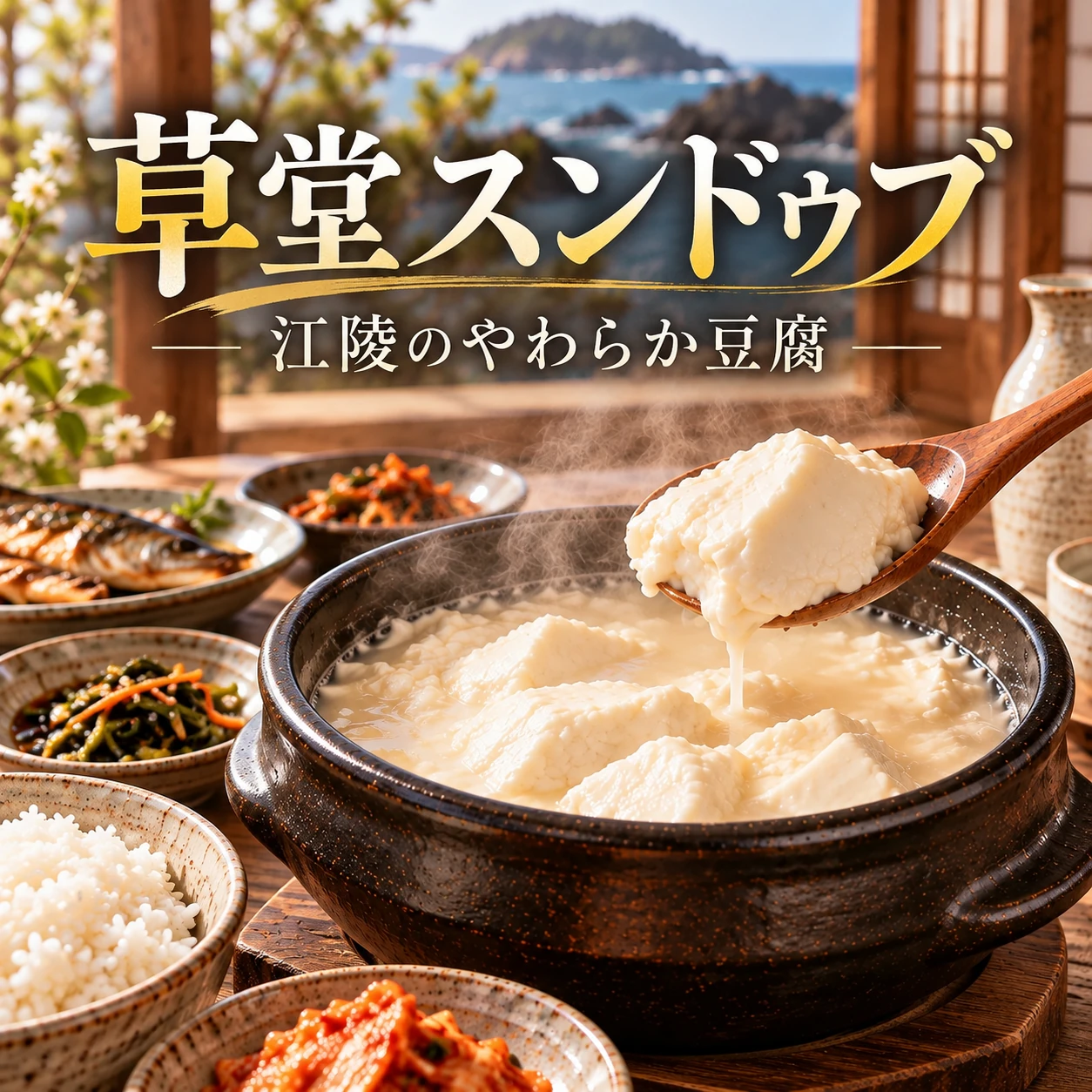 草堂スンドゥブ：江陵の韓国やわらか豆腐と海水ミネラル文化
