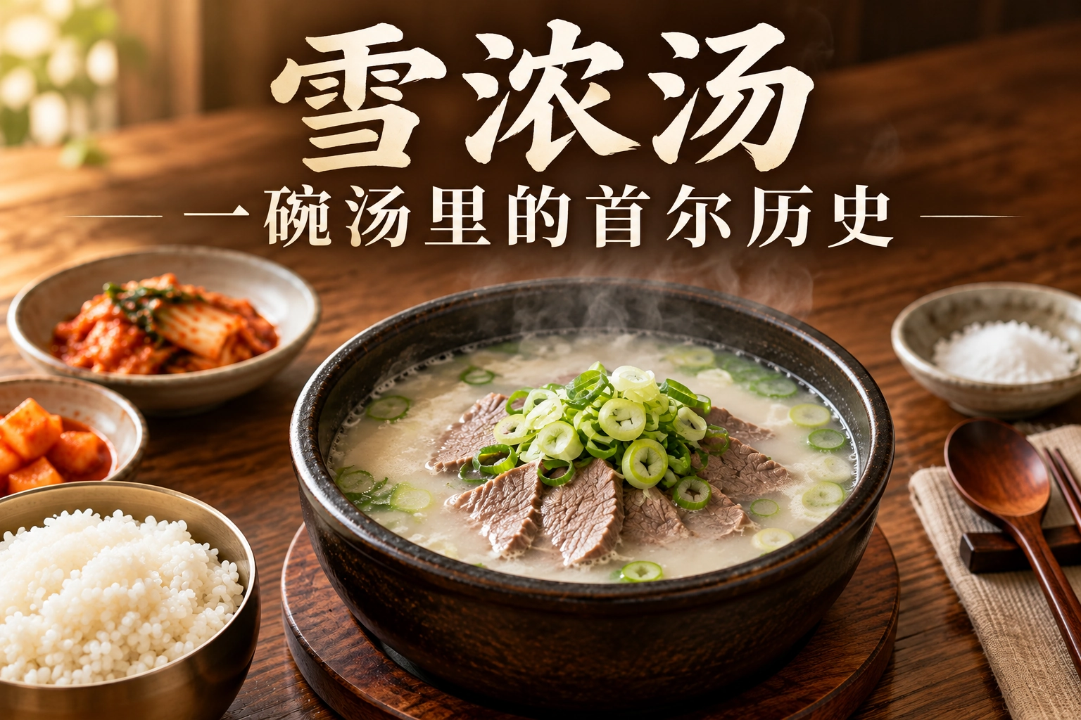 雪浓汤：乳白牛肉汤、名称争议与首尔都市史